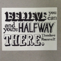 #typography inspirstional quote