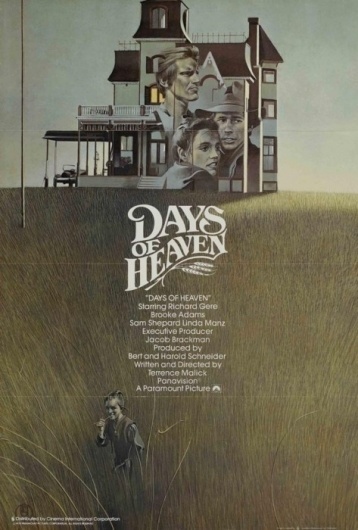 Days of Heaven Poster #film #typog #poster #typography