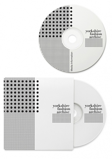 Creative Review - Yorkshire Fashion Archive Brand Identity #fashion #identity #black #trebleseven