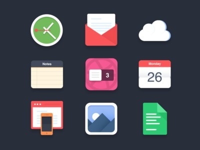 Flat icons #flat #icons