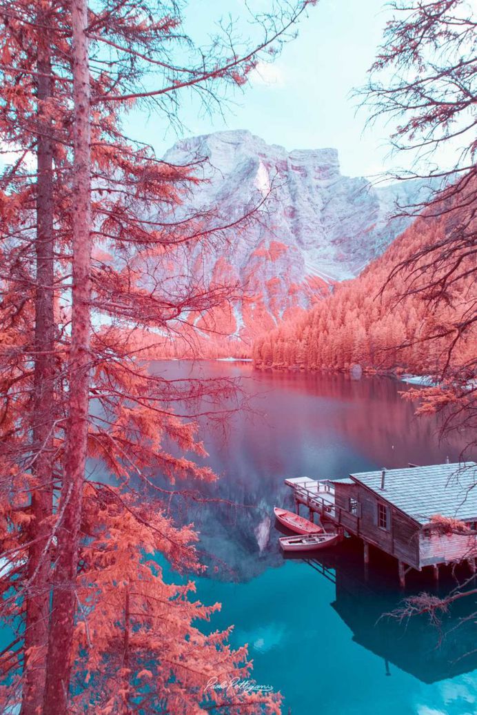 Infrared Dolomites: Dreamlike Colorful Photography by Paolo Pettigiani