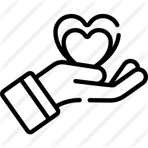 See more icon inspiration related to sympathy, healthcare and medical, hands and gestures, Solidarity, charity, donate, donation, heart and hand on Flaticon.