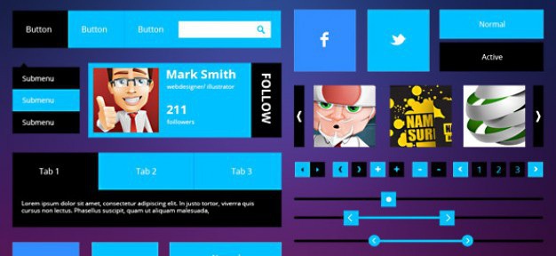 Metro flat ui set psd Free Psd. See more inspiration related to Design, Button, Flat, Ui, Flat design, Psd, Interface, Metro, Object, Set and Horizontal on Freepik.