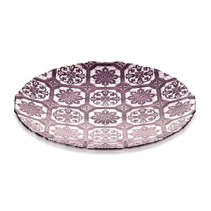 Bowl Safi Glass Purple 40cm
