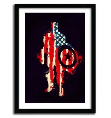 RED AND WHITE AND BLUE by Budi Satria Kwan #print #art