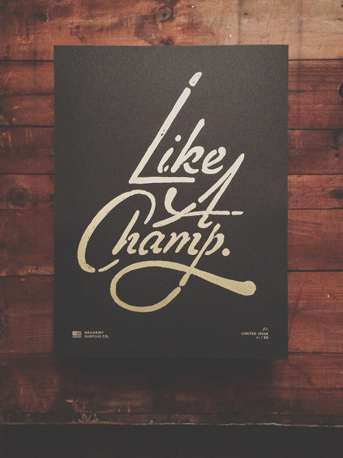 this isn't happiness™ (Like a champ) #lettering #script #design #graphic #poster #hand #typography