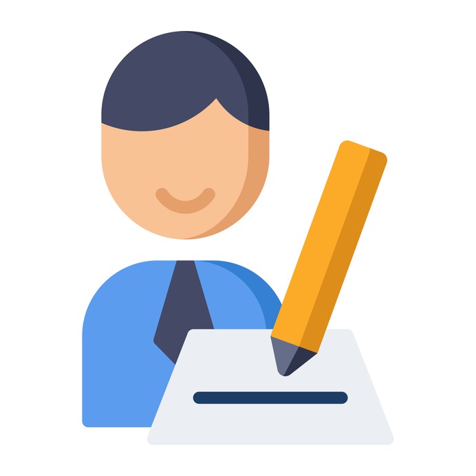 See more icon inspiration related to interview, user, job, boss, pencil, notebook, business and finance, human resources, reunion, meeting, business and people on Flaticon.