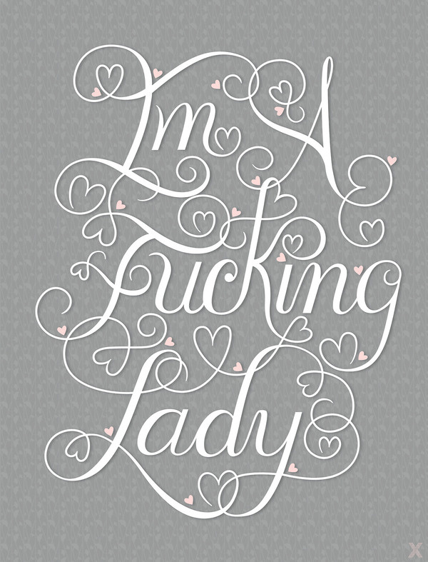 "Pardon my French" Possibly t-shirt or prints available in the future. #lettering #design #fucking #type #typography