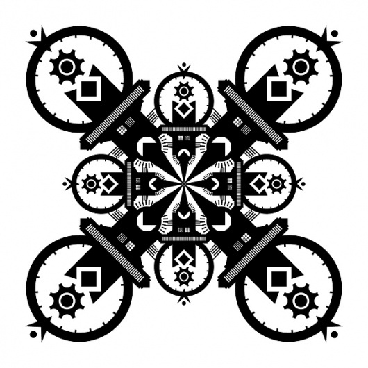 Vector Drawing on the Behance Network #crazy #pattern