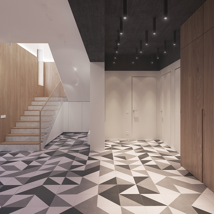 Minimal scandinavian house Kolodishchi