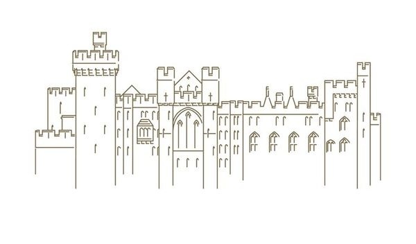 Logo for Arundel Castle, by Eighthdaydesign.com #logo #vector #castle #arundel