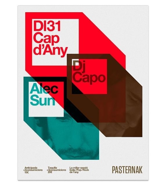 Poster Indie Djs by MARIN DSGN #simple #clean #design