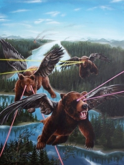 HeyScottYouRock!, I need this tattooed on me immediately. #bears #awesome #laser