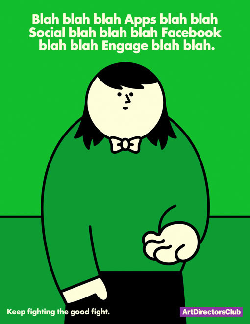 Hello | The Indigo Bunting: Art director humor