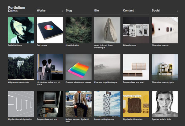 Free Minimalist Portfolio WordPress Themes