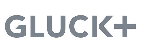 New Work: GLUCK+ #logotype #brand #logo #pentagram #typography