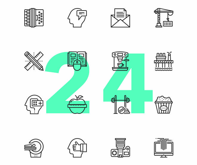 Proximo : Free Line Icon Set