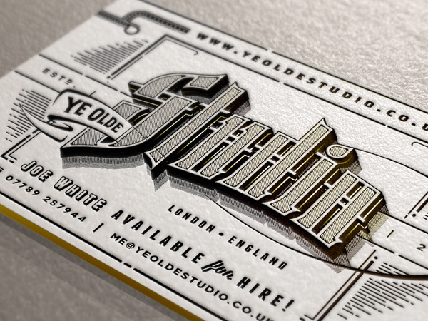 Joe White #http #business #cardsye #card #brand #studio #type #olde #creatticacombusiness