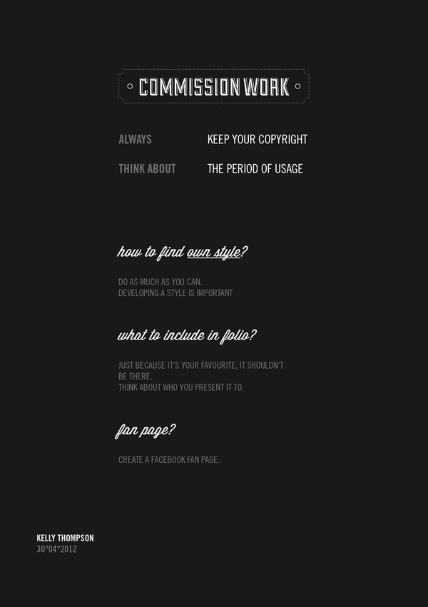 SOME OF THOSE who SHARED WORDS on the Behance Network #typography #minimalist #black and white #wonchan lee
