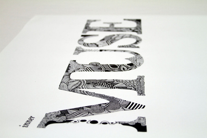 Inner Muse - Nicole #doodle #drawn #type #hand #typography