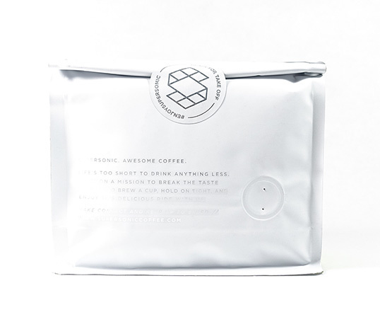 Packaging for the specialty coffee company, Supersonic. #packaging #coffee #specialtycoffee #branding #package