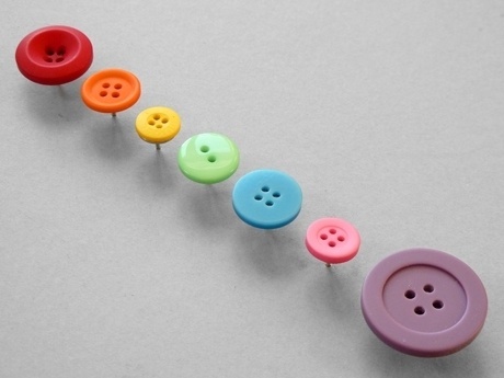 Present&Correct - Button Pins #inspiration #button #colors #pins #push