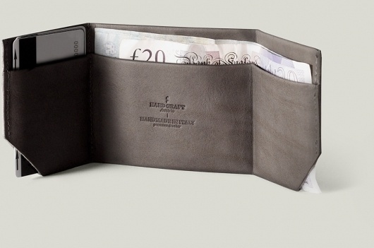 hard graft / Premium Leather Bags, Wool Felt Laptop Sleeves, iPad Cases and iPhone Cases / Handcrafted in Italy / Bill Folder / All Grey #design