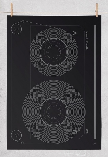 Editions of 100 — KOMPAKT-KASSETTE #illustration #design #poster