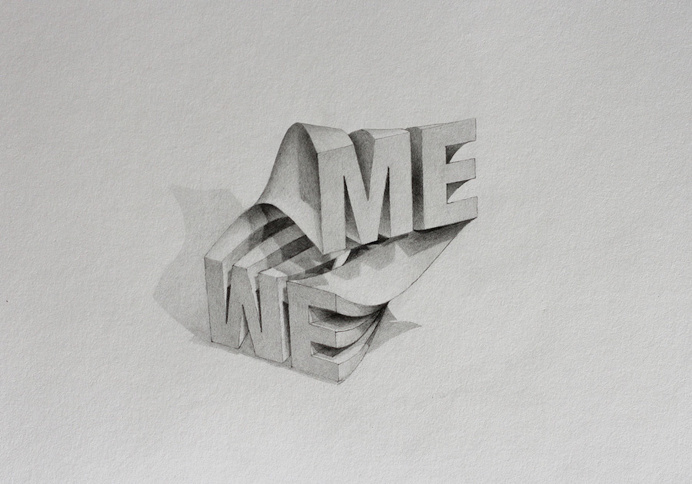 Amazing 3D Typography by Lex Wilson