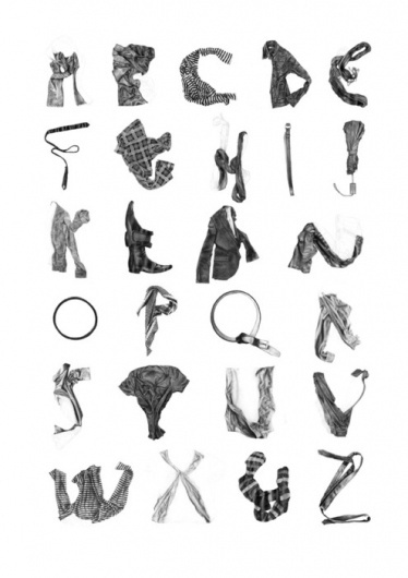 Typeverything.com Alphabet Print by Stuart... - Typeverything #typography