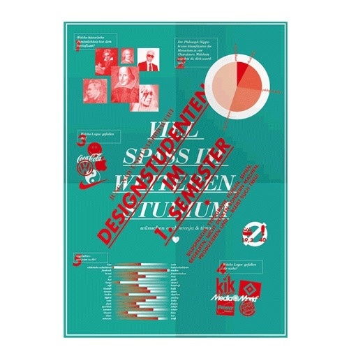 Designstudenten im Ersten Semester : pfdfndr #semester #statistic #infographic #design #students