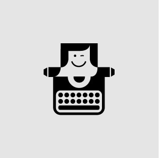 FFFFOUND! | Hellomatt #logo #smile #typewriter