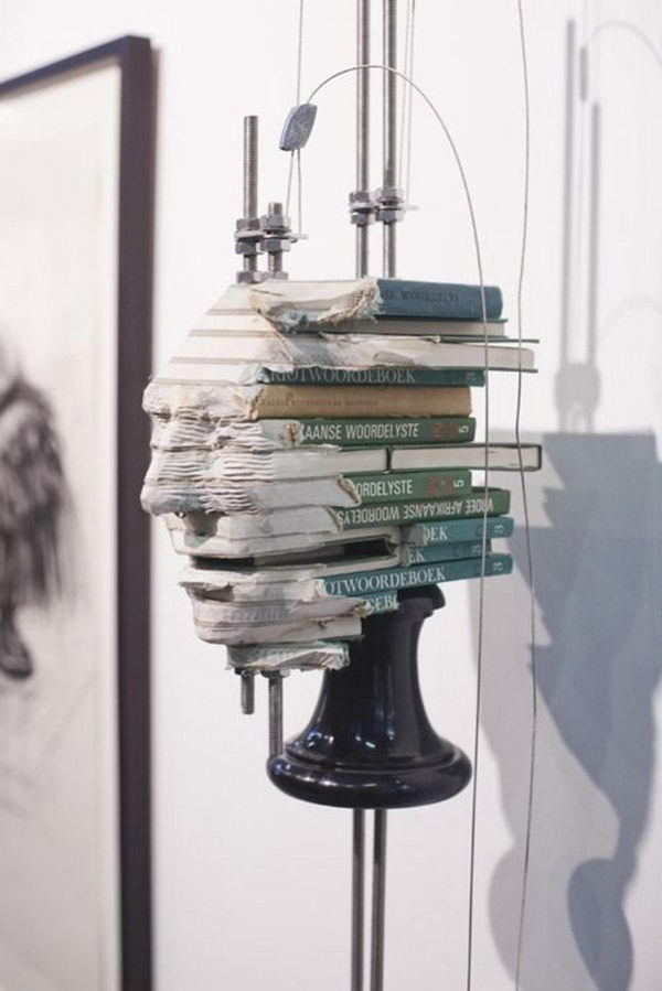 20 Cool Book Sculptures for Inspiration #sculptures #book #art