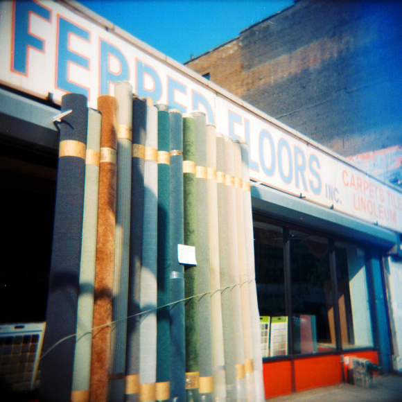 Harlem Floors © Adele Jancovici 2015 Color print on paper #nyc #Photography #art #color #colorsplash #pink #blue #city