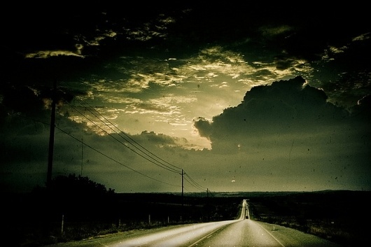 The light shines in the darkness....But the darkness has not understood it | Flickr - Photo Sharing! #clouds #sky #road #photography #highway