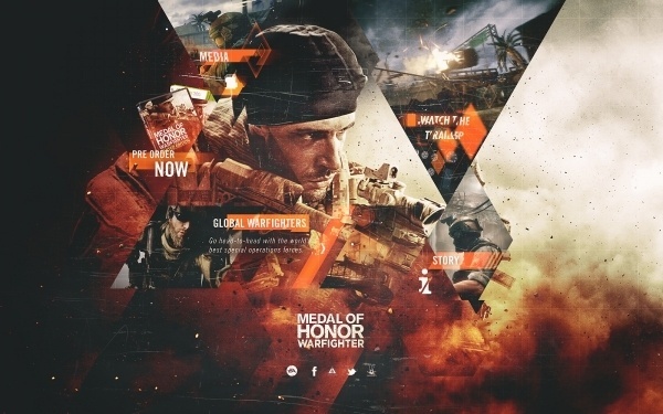 Medal of Honor Warfighter Re-Design by ~Tropfich on deviantART #of #warfighter #games #interface #website #video #honor #medal #game