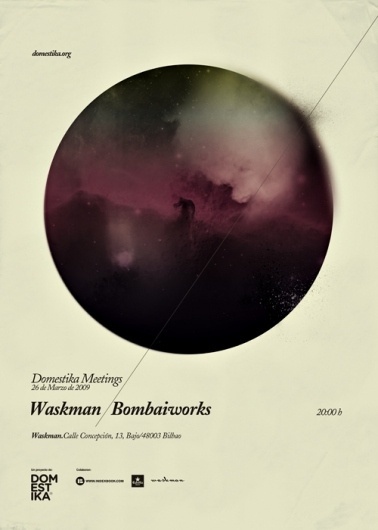 Domestika Meetings_Carteles 2009_Part 1 on the Behance Network #digital #design #art #poster