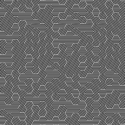Black and white gemoetric
