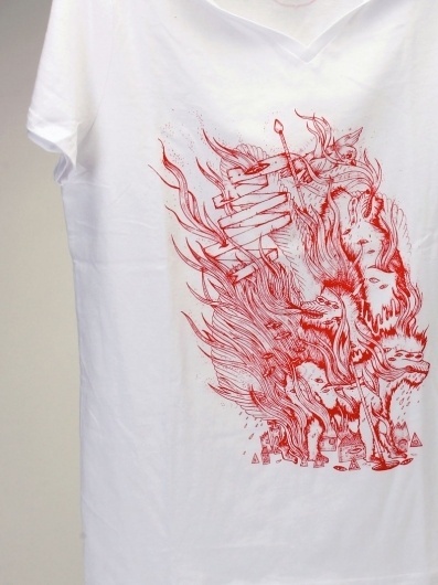 Bilder auf der Haut #illustration #shirt