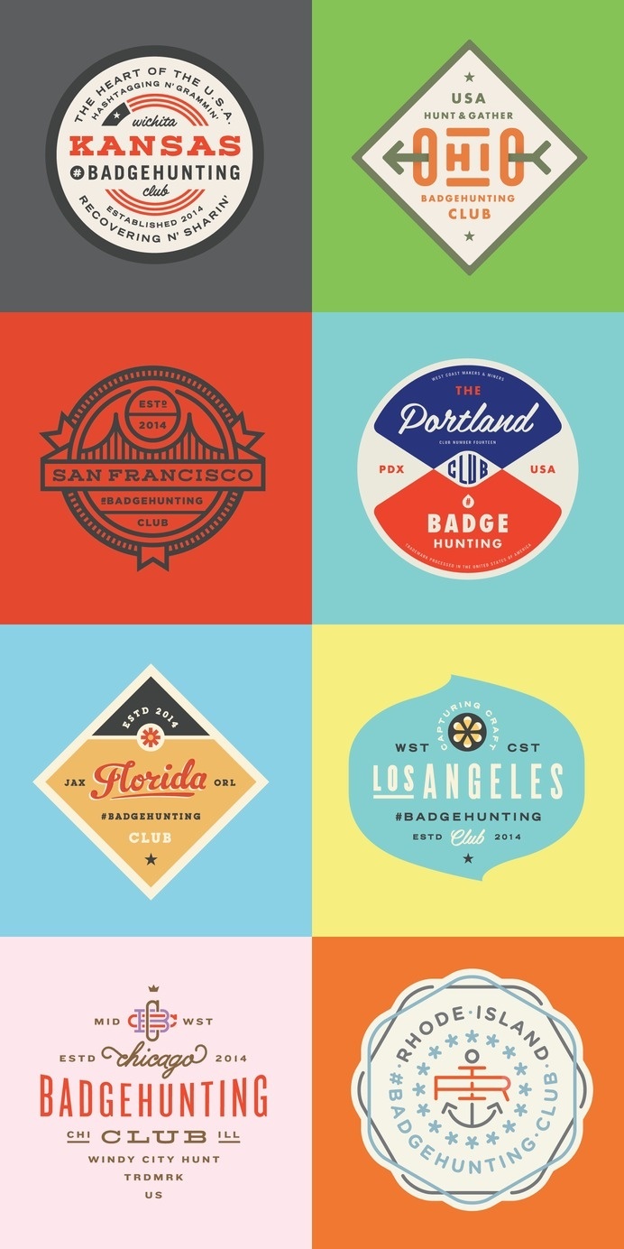 Badges - Allan Peters #badges #logos