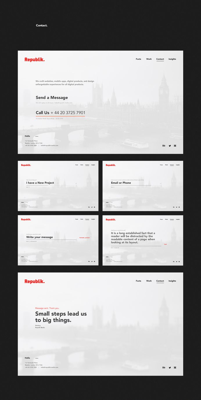 Republik Media - London based Digital Agency on Behance
