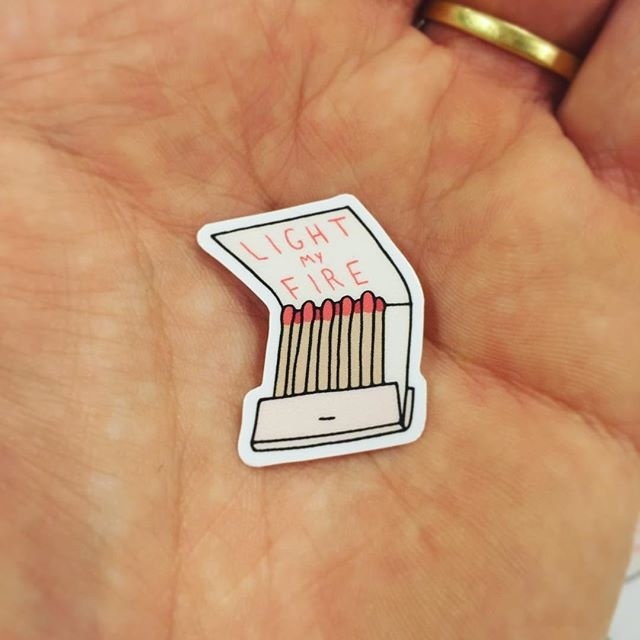 Light my fire #sticker