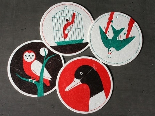 Beast Pieces #print #design #letterpress