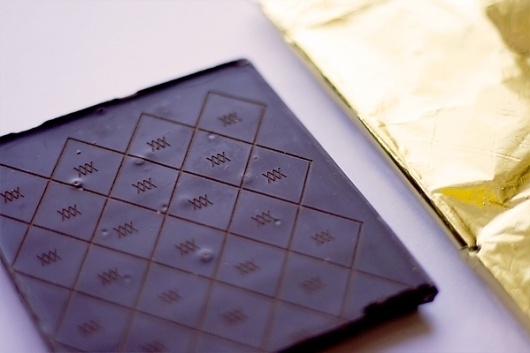 Citizens Dark Chocolate on the Behance Network #pattern #packaging #food #laser #chocolate #block #gold #dark #foil