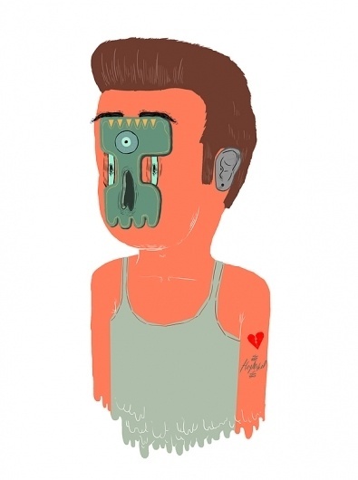 Illustrations Volume 2 on the Behance Network #monster
