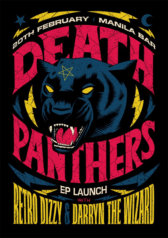 Death Panthers EP Launch Poster