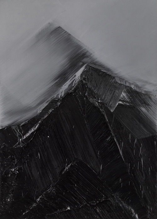 lylaandblu:Conrad Jon Godly | "Between Heaven and Earth" (2009), oil on linen #grey