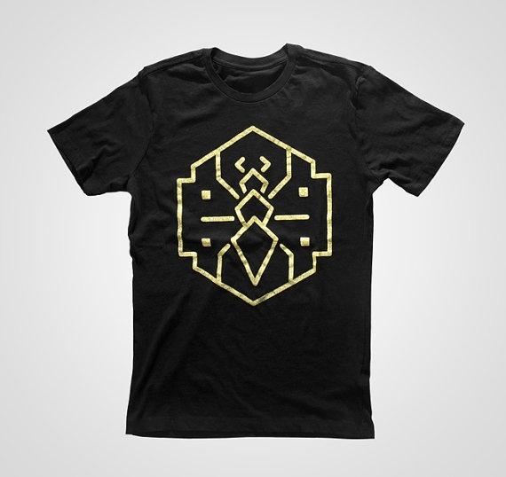 Ant XS S M L XL by consumecreate on Etsy #icon #design #tshirt #black #gold #ant