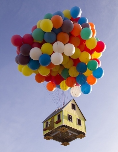 Disney-Pixar's Balloon House comes to life #installation