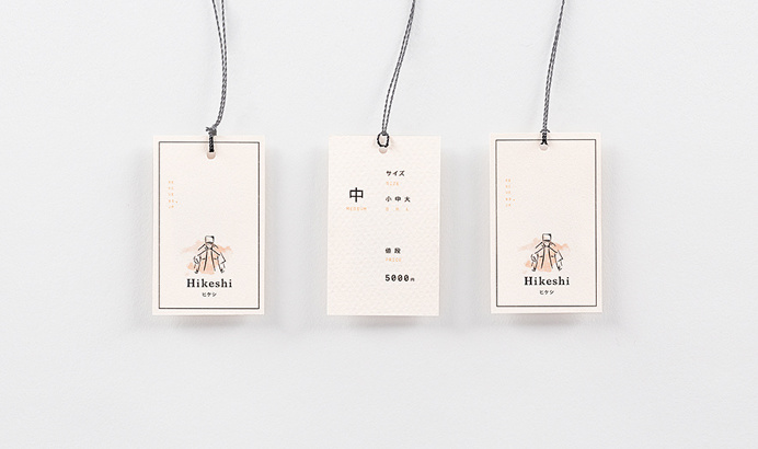 Brand identity, Japanese, minimal, print, clothing